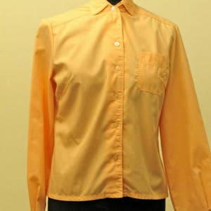 Original 60&#39;s early Modernist ladies shirt, Empire made, permeant press, 18.5&quot; pit to pit.