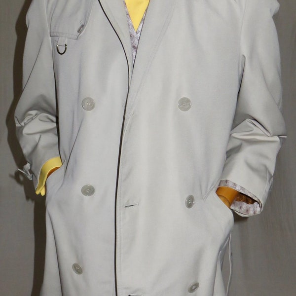 Stylish original 60-70's Barracuta shorty trench coat type Mac in a 38" NB Please read write up for all details and condition