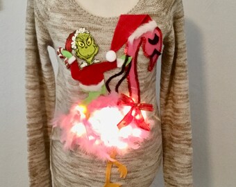 womens plus size grinch sweater