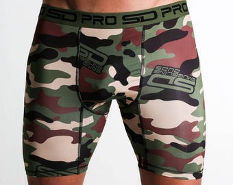 Jungle Camo SD Pro Range Compression Shorts