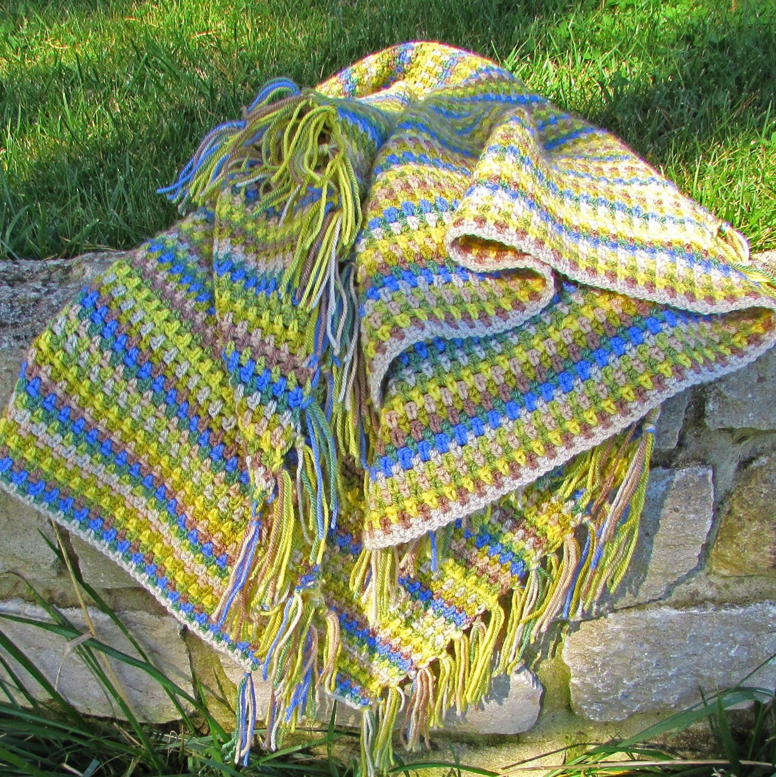 Spring Woodland Crochet Blanket Kit Make a Quick and Easy Etsy UK