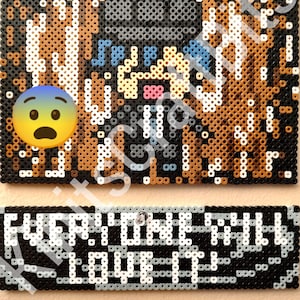 DESPAIR SPRITE SHUICHI! Danganronpa Custom Perler Art Storyboard!