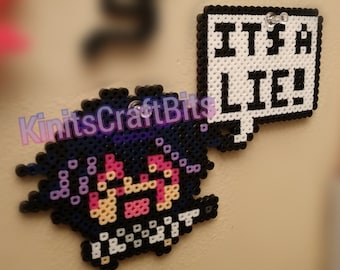 This Despair Sprite IS A LIE! Danganronpa Custom Perler Art!