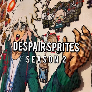 DESPAIR SPRITES Season 2! Danganronpa-style Canon and Unused Art!