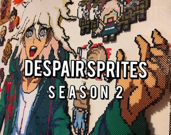 DESPAIR SPRITES Season 2! Danganronpa-style Canon and Unused Art!