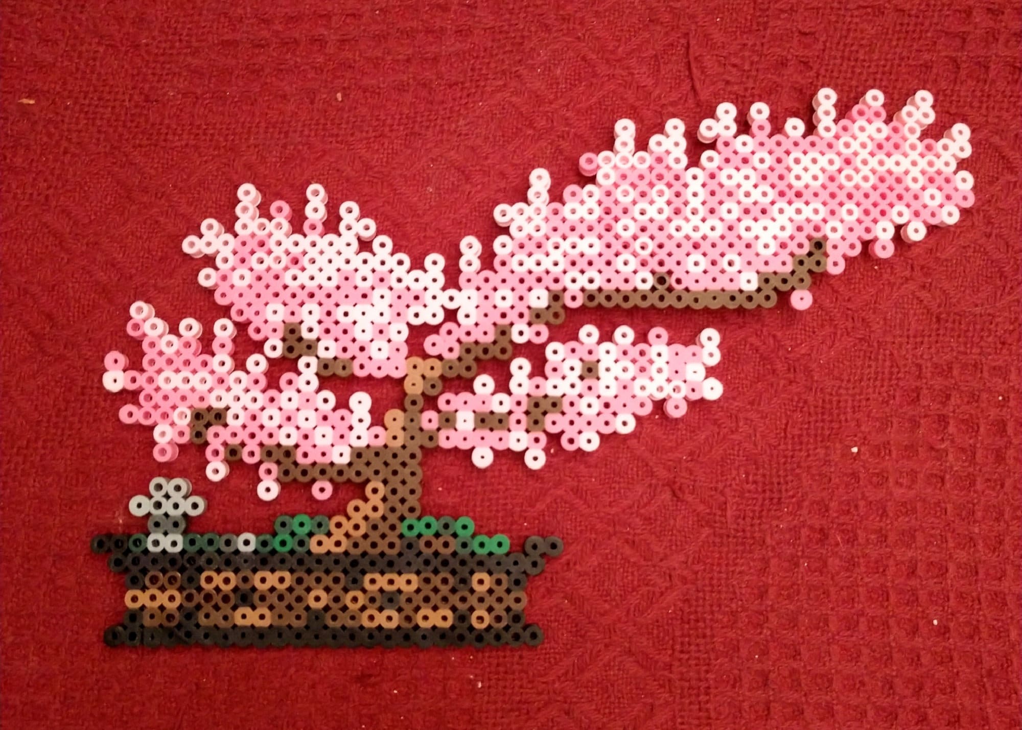 Cherry Blossom Perler Bead Patterns Easy Cherry Blossom Pink