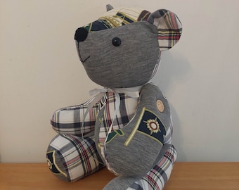 Memory Bear - School Uniform - Etsy UK