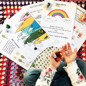 Breathing Exercises for Kids- Digital Product - PDF. Mindfulness for Children