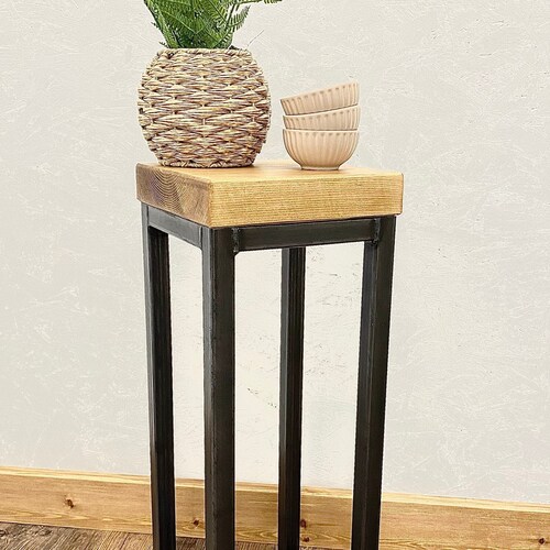 Rustic Side Table Etsy UK