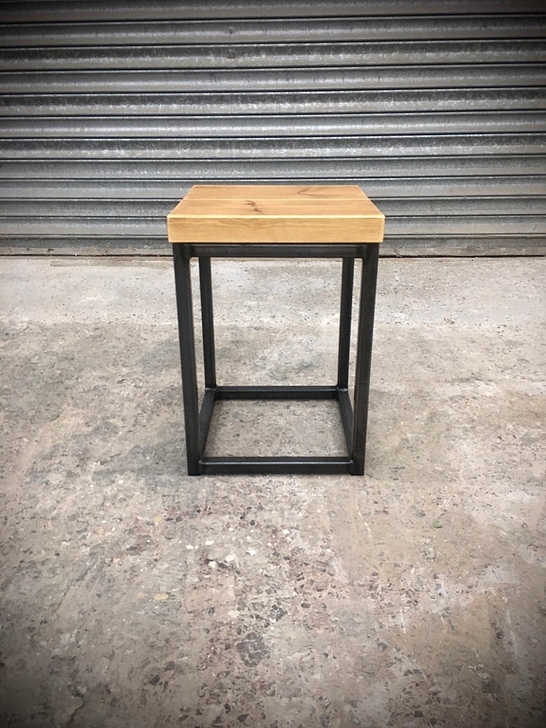 Rustic Side Table Etsy UK