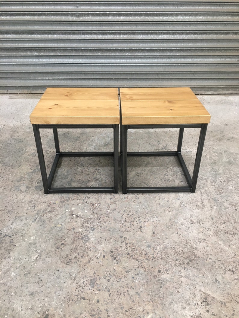 Large Rustic Side Table Coffee Table Etsy UK