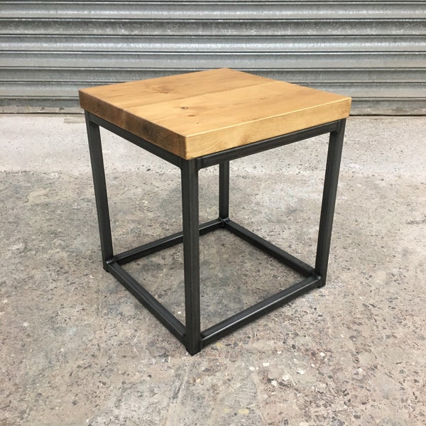 Rustic Side Table Etsy UK
