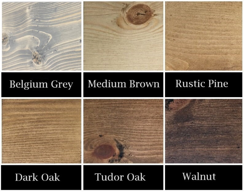 narrow lamp stand colour chart