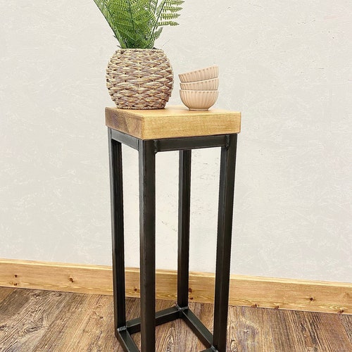 Rustic Log Holder Table Log Store Side Table Etsy UK