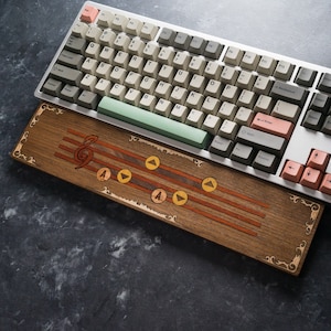 キーボード用の木製ゼルダのオカリナレスト/アシスト