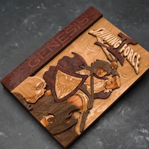 Wooden Shining Force ii case replica