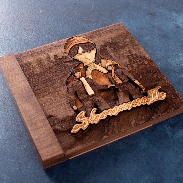 Shenmue 2 Dreamcast game made out of wood