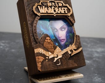 Wooden World of Warcraft game sleeve