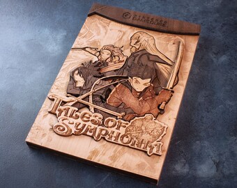 Wooden Tales of Symphonia GameCube Cartridge