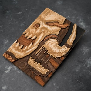 Wooden Warcraft 3 Undead Print