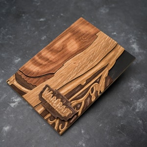 Wooden Warcraft 3 Human Print
