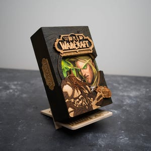 Wooden World of Warcraft Burning Crusade game sleeve