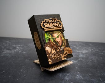 Wooden World of Warcraft Burning Crusade game sleeve