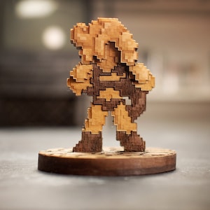 3d Holz Ayla von Chrono Trigger