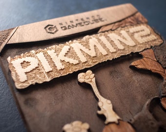 Wooden Pikmin 2 GameCube Cartridge