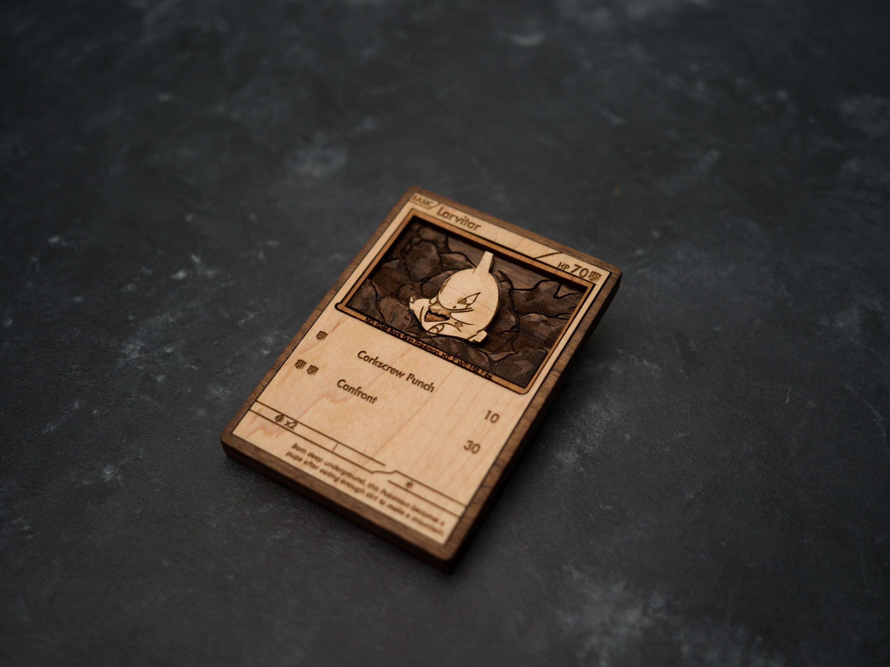 Custom Wooden Pokemon Cards - Etsy