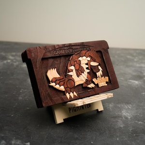 Trä Pokémon Ruby Gameboy Advance-kassett