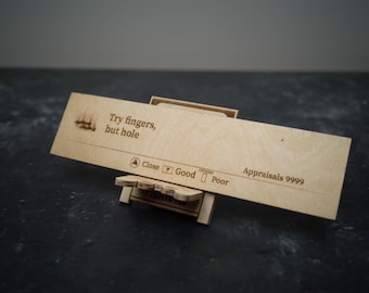 Custom Wooden Elden Ring Message