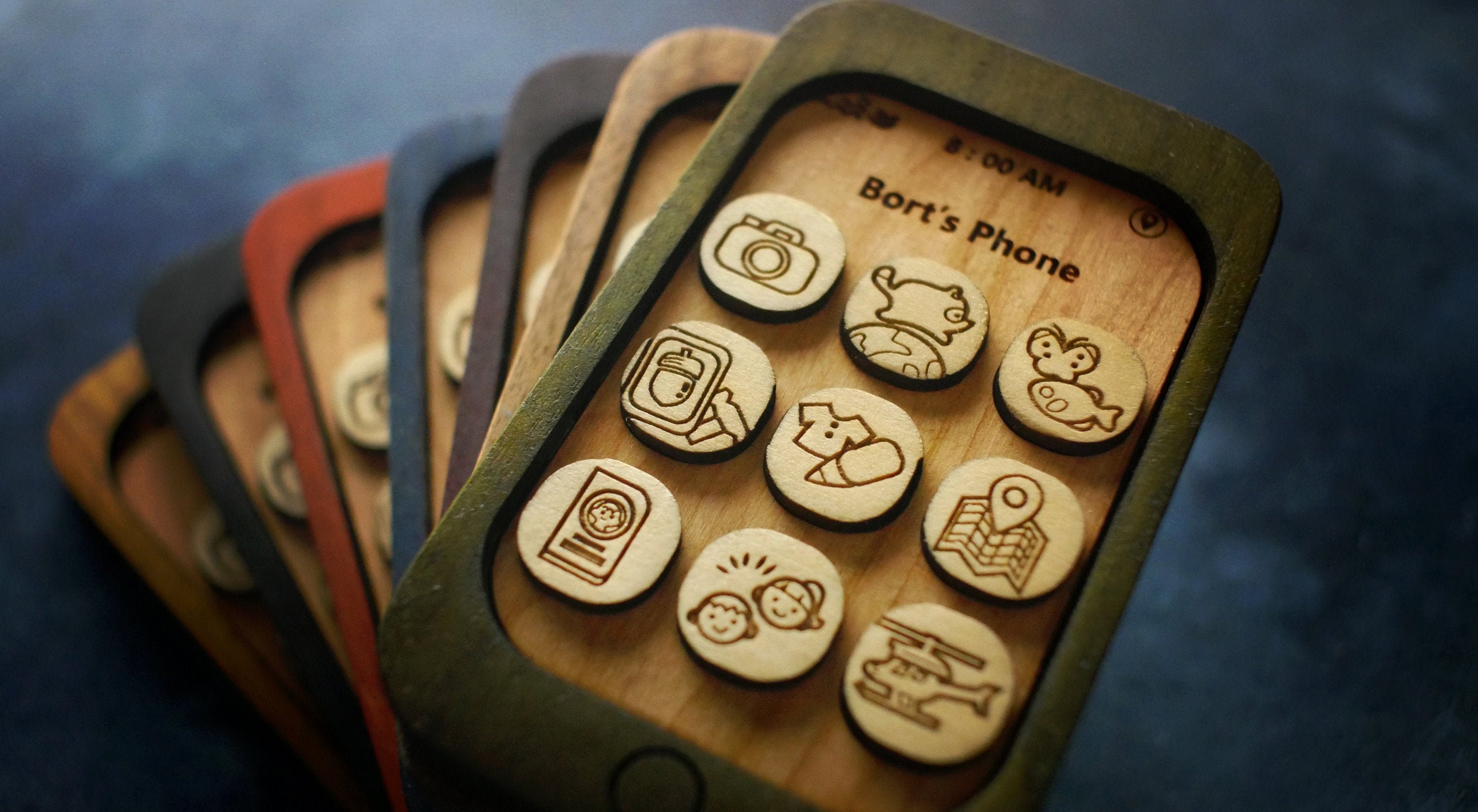 Custom Wooden Nook Phone from Animal Crossing Etsy