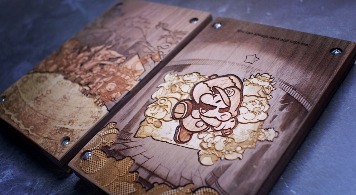 Custom wooden GameCube Cartridge Etsy