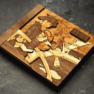 Wooden Mega Man Legends 2 / RockMan Dash 2 Cartridge