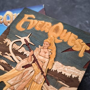 Houten replica Everquest pc-gameprint