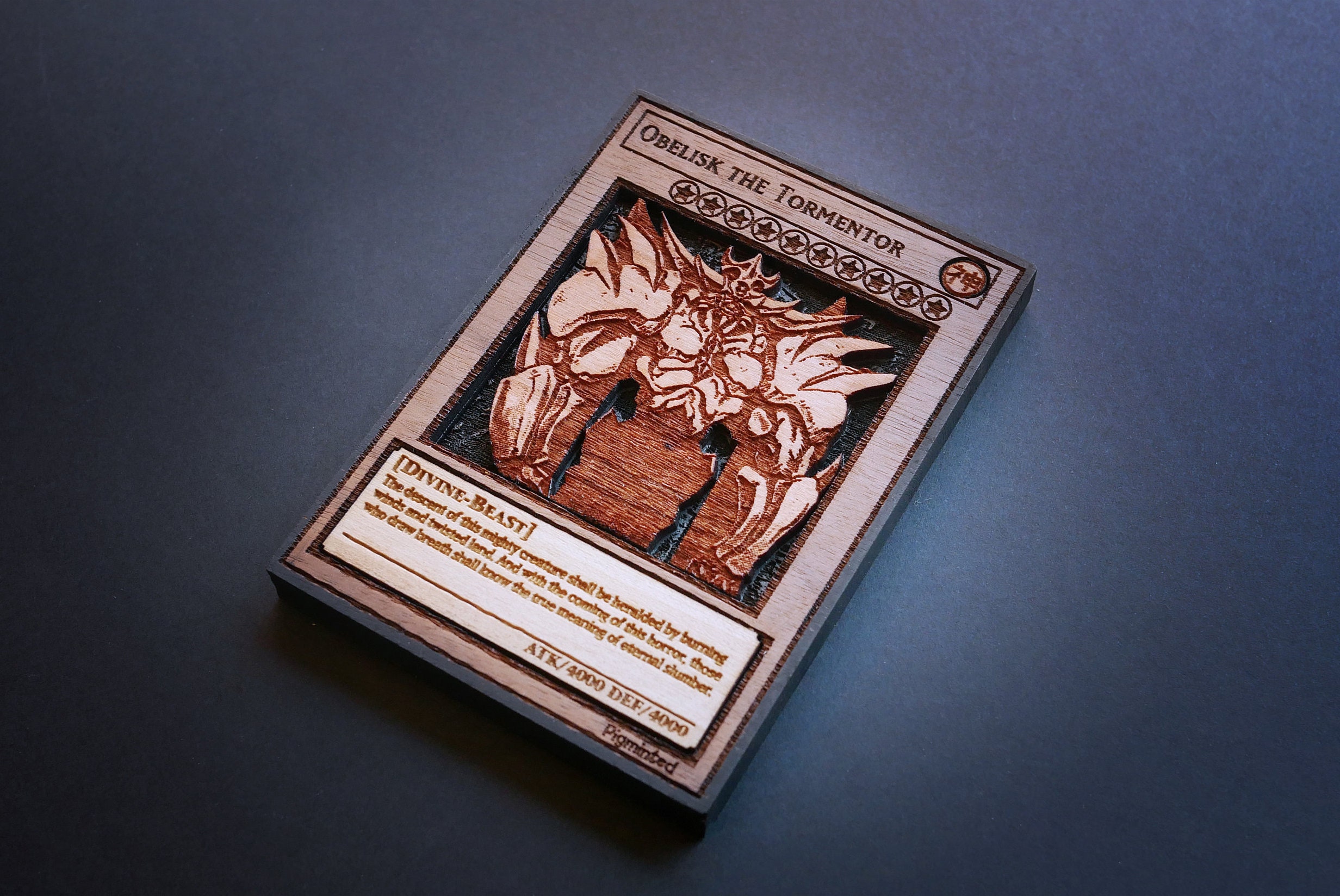 Aangepaste Houten Yu Gi Oh Kaarten Etsy