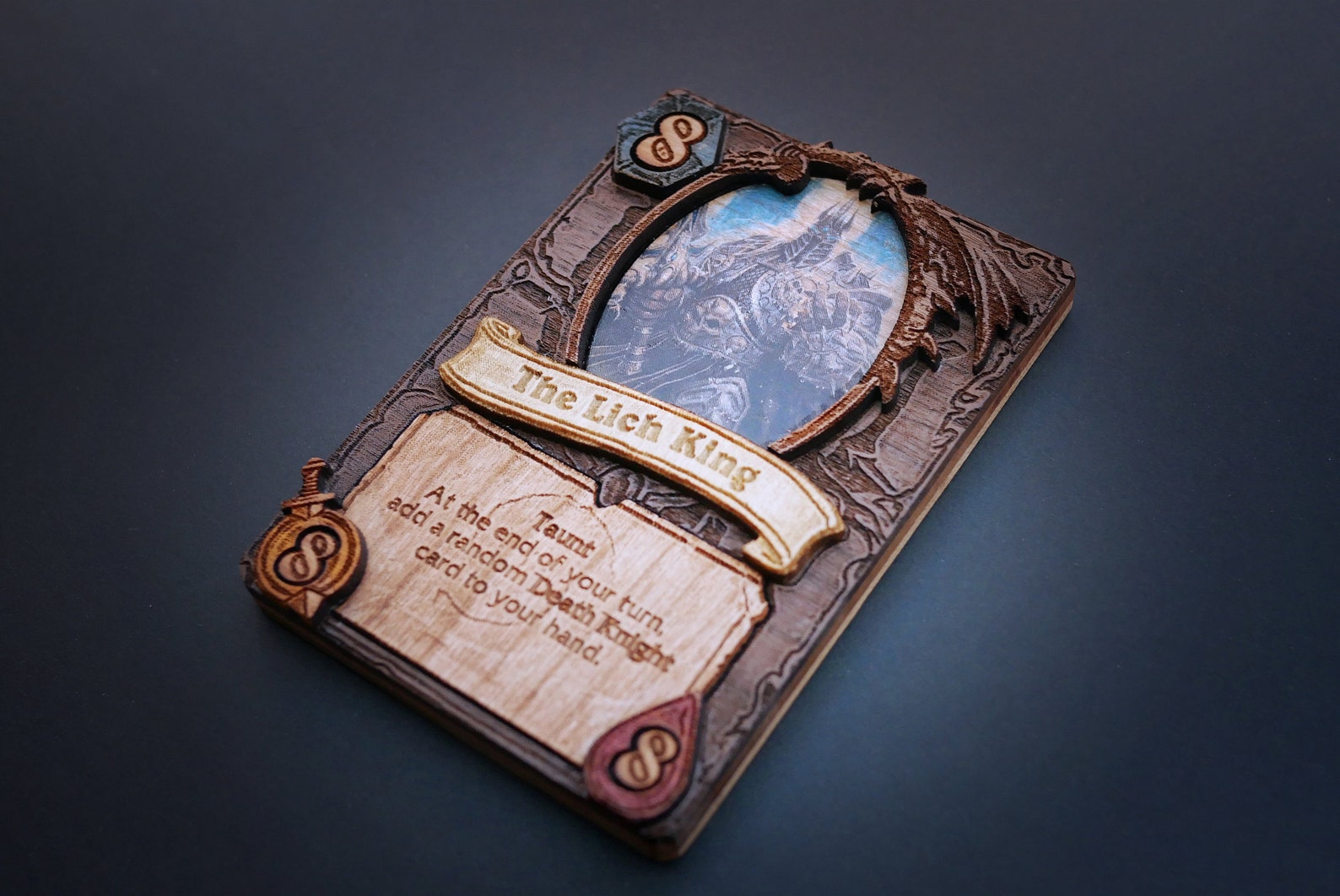 Custom Wooden Hearthstone Cards Etsy