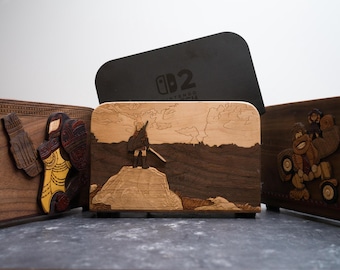 Custom Wooden Nintendo Switch 2 Dock Sleeve