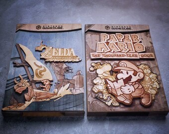 Custom wooden GameCube Cartridge