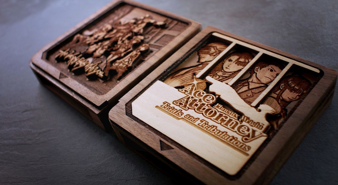 Custom wooden Nintendo DS / NDS Cartridge with option for a Etsy