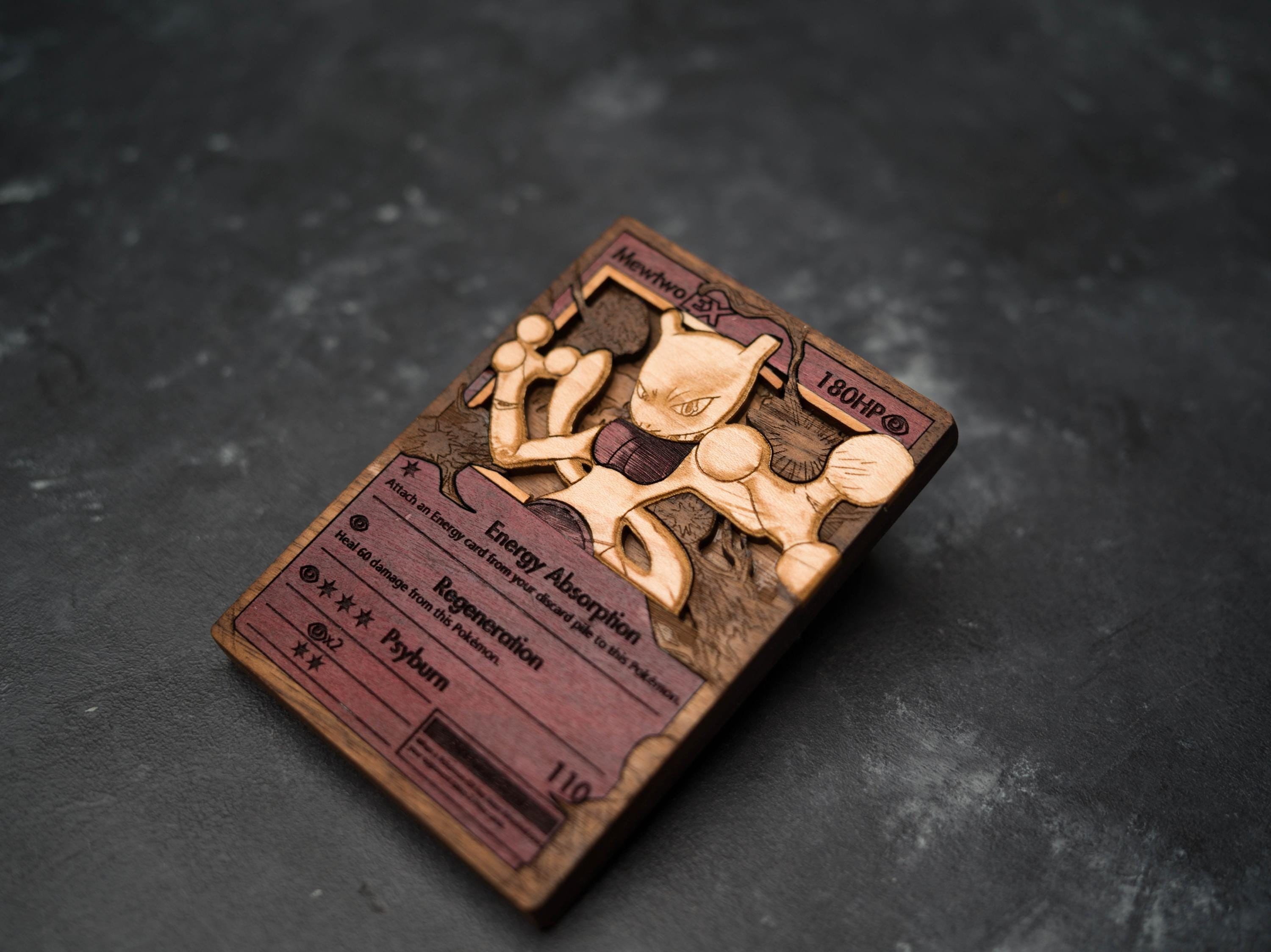 Custom Wooden Pokemon Cards - Etsy