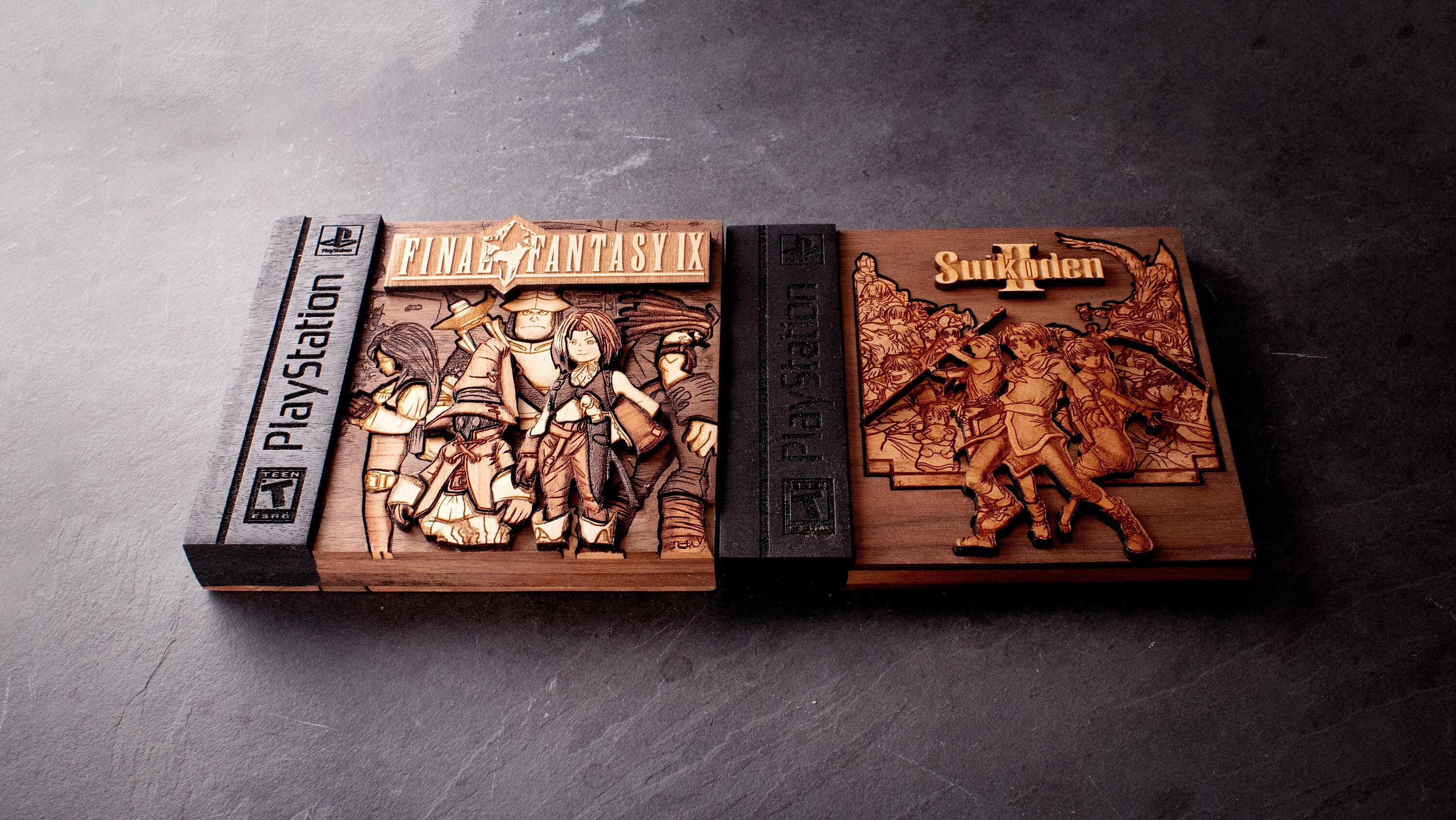A Custom Wooden Playstation 1 /PS1 Cartridge With Option for a - Etsy  Denmark