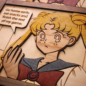 Wooden Sailor Moon Meme