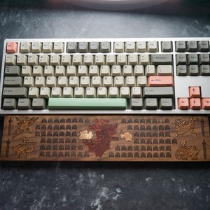 キーボード用の木製ゼルダ ブレス オブ ザ ワイルド レスト/アシスト