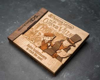 Wooden Professor Layton and The Curious Village for the 3DS