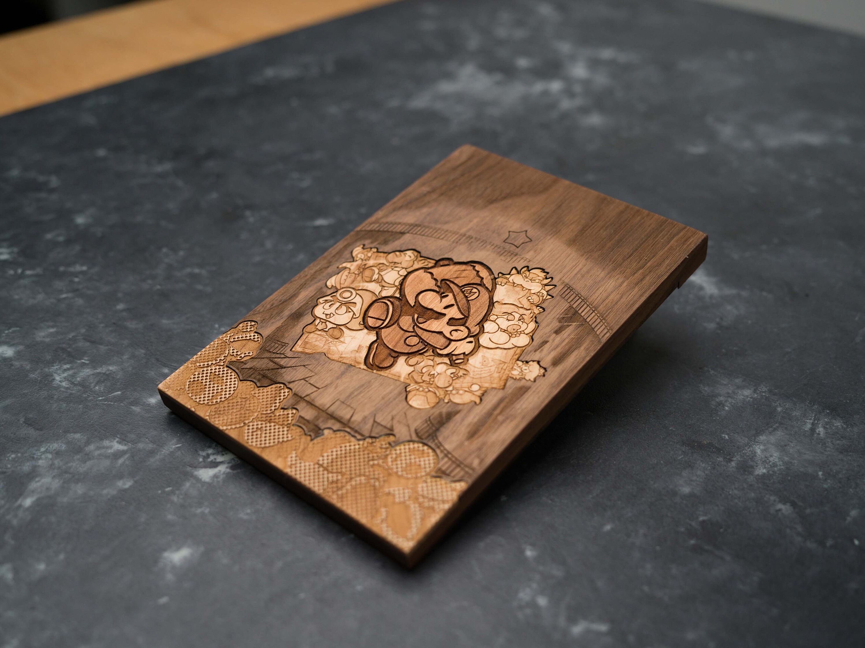Wooden Paper Mario: the Thousand Year Door Gamecube Cartridge - Etsy