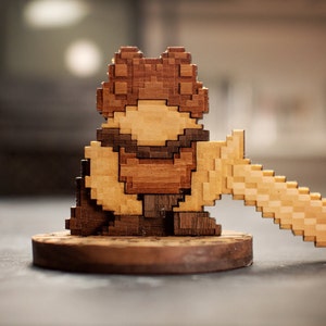 3d Holz Frosch von Chrono Trigger