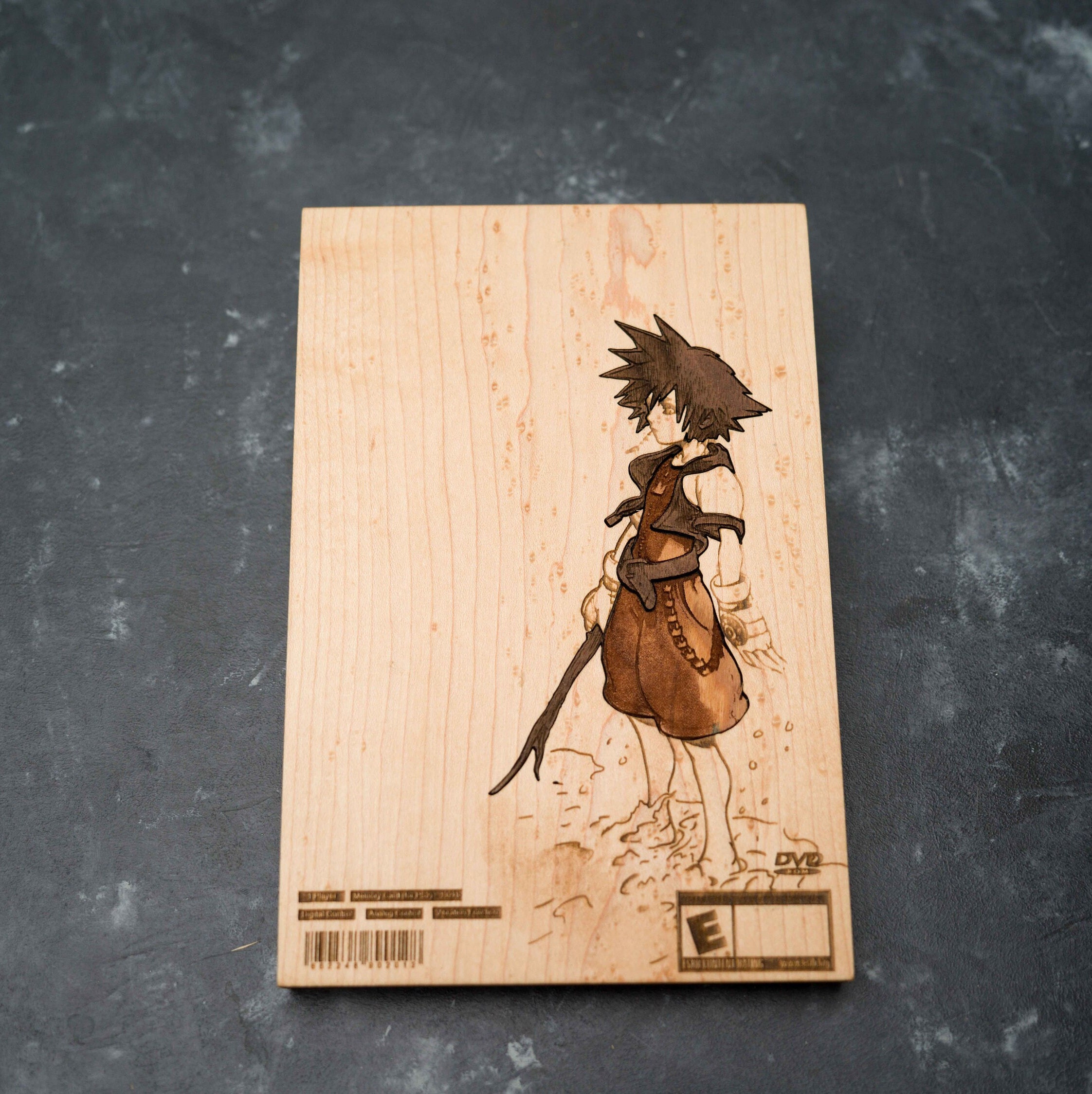 Wooden Okami Playstation 2 / PS2 Cartridge 