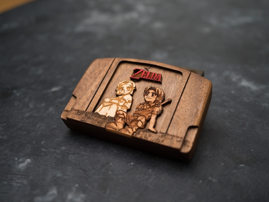 Wooden Zelda Ocarina of Time Nintendo 64 / N64 Cartridge Replica - Etsy